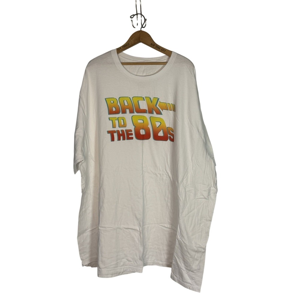 Back to the 80s 5XLT T-Shirt white